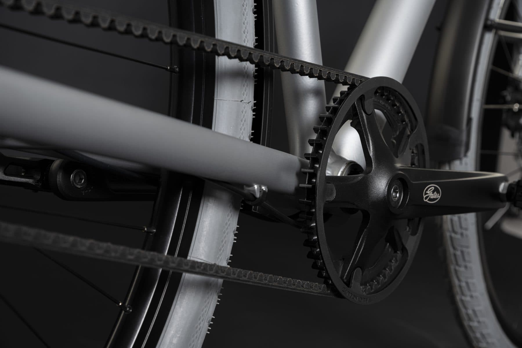 Antrieb eines bikeOmotion-Rads in Nahaufnahme